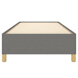 Giroletto senza Materasso Grigio Scuro 80x200 cm Tessuto