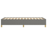 Giroletto senza Materasso Grigio Scuro 80x200 cm Tessuto