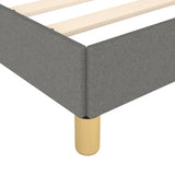 Giroletto senza Materasso Grigio Scuro 80x200 cm Tessuto