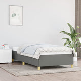 Giroletto senza Materasso Grigio Scuro 80x200 cm Tessuto