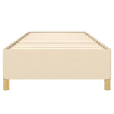 Giroletto senza Materasso Crema 80x200 cm in Tessuto