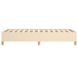 Giroletto senza Materasso Crema 80x200 cm in Tessuto