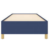 Giroletto senza Materasso Blu 80x200 cm in Tessuto