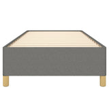 Giroletto senza Materasso Grigio Scuro 90x190 cm Tessuto