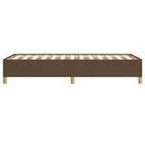 Giroletto senza Materasso Marrone Scuro 90x200 cm Tessuto