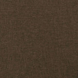 Giroletto senza Materasso Marrone Scuro 90x200 cm Tessuto