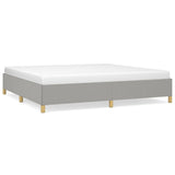 Giroletto senza Materasso Grigio Chiaro 200x200 cm Tessuto