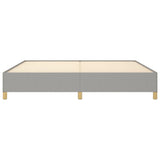 Giroletto senza Materasso Grigio Chiaro 200x200 cm Tessuto