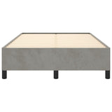 Giroletto senza Materasso Grigio Chiaro 120x200 cm Velluto