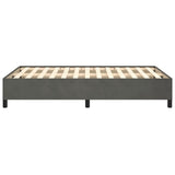 Giroletto senza Materasso Grigio Scuro 120x200 cm Velluto