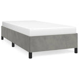 Struttura letto senza Materasso Grigio Chiaro 100x190 cm singolo Velluto
