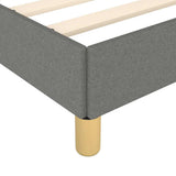 Giroletto senza Materasso Grigio Scuro 80x200 cm Tessuto
