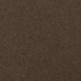 Giroletto senza Materasso Marrone Scuro 140x190 cm Tessuto