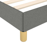 Giroletto senza Materasso Grigio Scuro 160x200 cm Tessuto