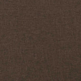 Giroletto senza Materasso Marrone Scuro 180x200 cm Tessuto