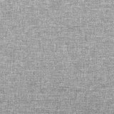 Giroletto senza Materasso Grigio Chiaro 200x200 cm Tessuto
