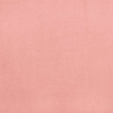 Giroletto con Testiera senza Materasso Rosa 90x200 cm Velluto