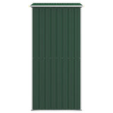 Capanno da Giardino Verde 192x108x223 cm in Acciaio Zincato