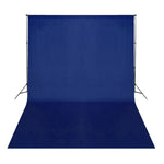 Fondale in Cotone Blu 500x300 cm Chiave Cromatica