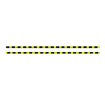 Protezioni Angoli 2pz Giallo e Nero 6x2x101,5 cm in PU