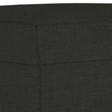 Panca Nero 70x35x41 cm in Tessuto