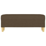 Panca Marrone 100x35x41 cm in Tessuto