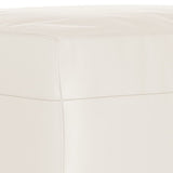 Panca beige 100x35x41 cm in Microfibra