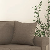 Cuscini Decorativi 2 pz Tortora 40x40 cm in Tessuto