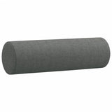 Cuscini Decorativi 2 pz Grigio Scuro 15x50 cm in Tessuto