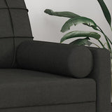 Cuscini Decorativi 2 pz Nero 15x50 cm in Tessuto