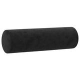 Cuscini Decorativi 2 pz Nero 15x50 cm in Velluto