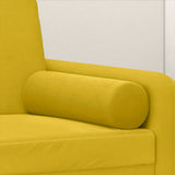 Cuscini Decorativi 2 pz Giallo 15x50 cm in Velluto