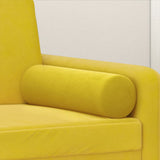 Cuscini Decorativi 2 pz Giallo 15x50 cm in Velluto