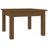 Tavolino da Salotto ambra 45x45x30 cm Legno Massello di Pino