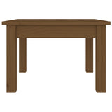 Tavolino da Salotto ambra 45x45x30 cm Legno Massello di Pino