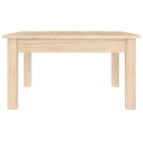 Tavolino da Salotto 55x55x30 cm Legno Massello di Pino
