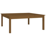 Tavolino da Salotto Marrone Cera 100x100x40 cm Legno di Pino