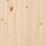 Comodino 79,5x38x65,5 cm in Legno Massello di Pino