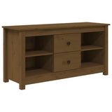 Mobile Porta TV Ambra 103x36,5x52 cm in Legno Massello di Pino