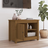 Mobile Porta TV ambra 70x36,5x52 cm in Legno Massello di Pino