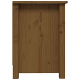 Mobile Porta TV ambra 70x36,5x52 cm in Legno Massello di Pino