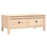 Tavolino da Salotto 100x50x40 cm Legno Massello di Pino