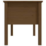 Tavolino da Salotto ambra 102x49x55cm in Legno Massello di Pino