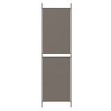 Divisorio a 6 Pannelli Antracite 300x220 cm Tessuto