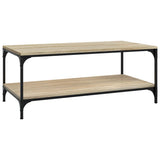 Tavolino da Salotto Rovere Sonoma 80x50x40 cm Legno truciolato