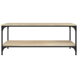 Tavolino da Salotto Rovere Sonoma 80x50x40 cm Legno truciolato