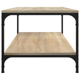 Tavolino da Salotto Rovere Sonoma 80x50x40 cm Legno truciolato