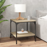 Tavolini 2pz rovere sonoma 40x40x40 cm in Legno truciolato