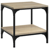 Tavolini 2pz rovere sonoma 40x40x40 cm in Legno truciolato