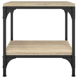 Tavolini 2pz rovere sonoma 40x40x40 cm in Legno truciolato